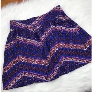 Forever 21 Boho Aztec Pattern Skirt